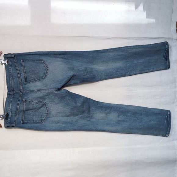 Sonoma Medium Light Wash Slim Straight Jeans Midrise Size 14 - Picture 5 of 7